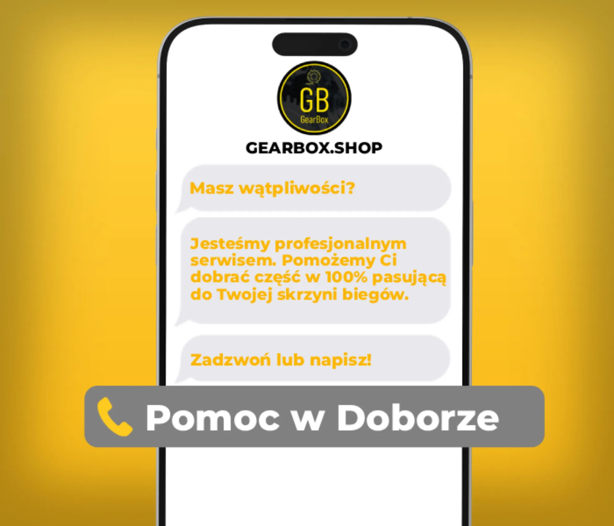Pomoc в profesjonalnym doborze części do automatycznej skrzyni biegów w GearBox – zadzwoń lub napisz, pomożemy Ci dobrać część w 100% pasującą do Twojej skrzyni.